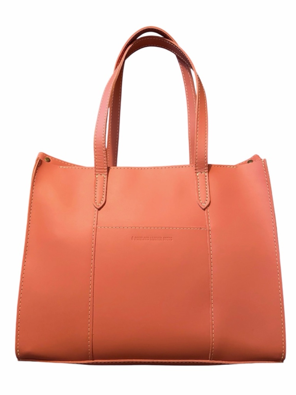 PORTLAND LEATHER Lola Crossbody East West Apricot Brandy
